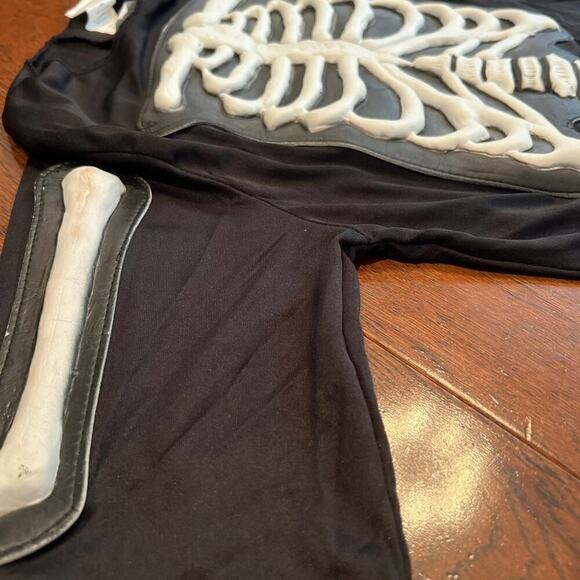 Skeleton Costume Bodysuit Youth Size L 2010 - Picture 3 of 8